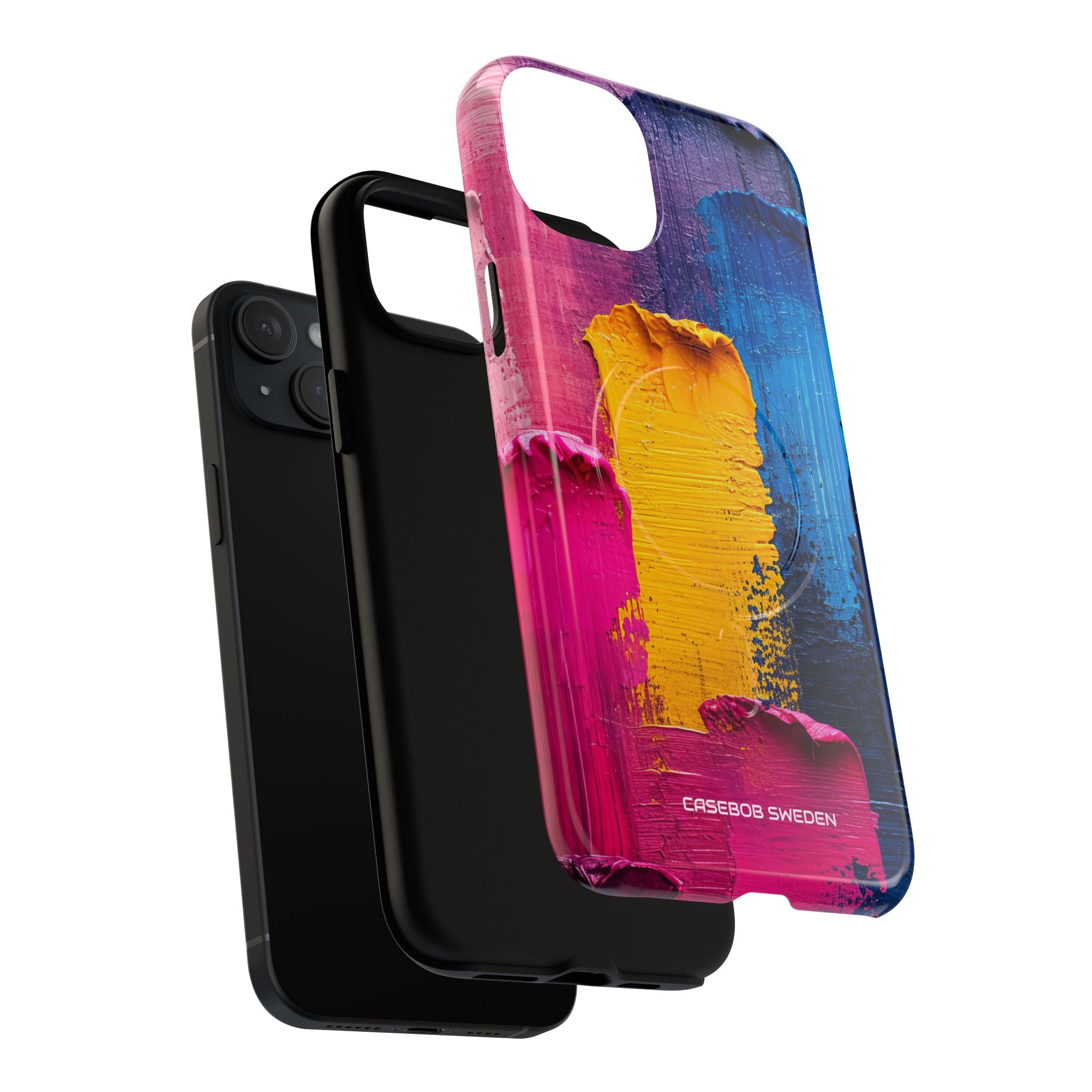 Bold Abstract Texture - Tough + MagSafe® iPhone 15 Phone Case