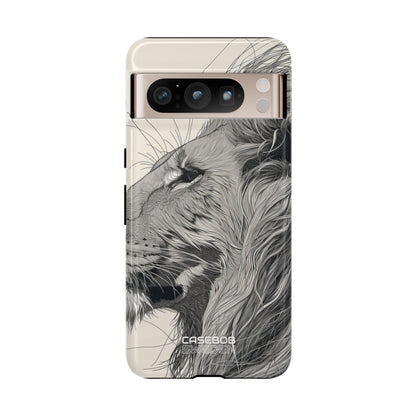 Majestic Lion Profile Google Pixel 8 - Tough