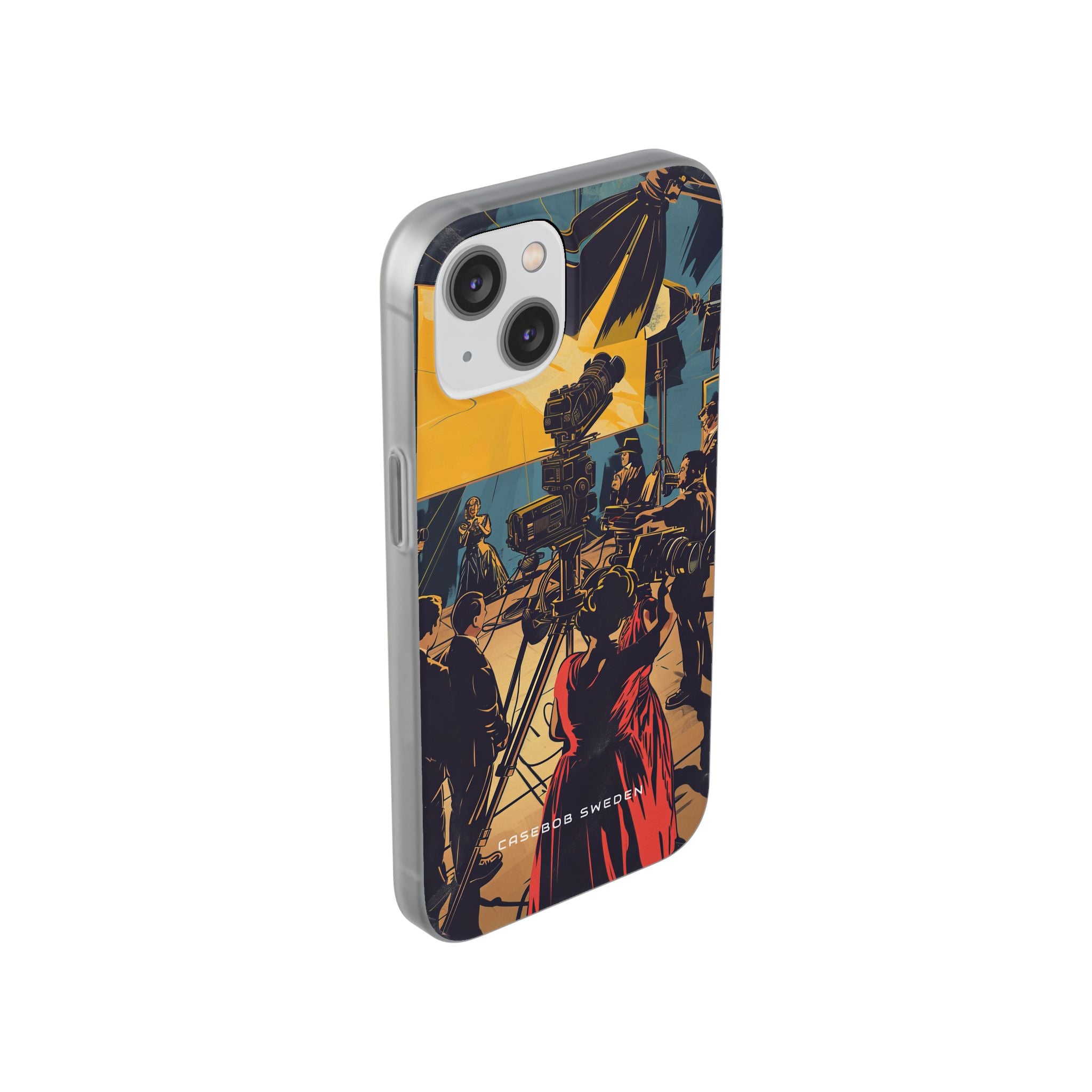 Golden Era Cinematic Spotlight iPhone 14 - Flexi Phone Case