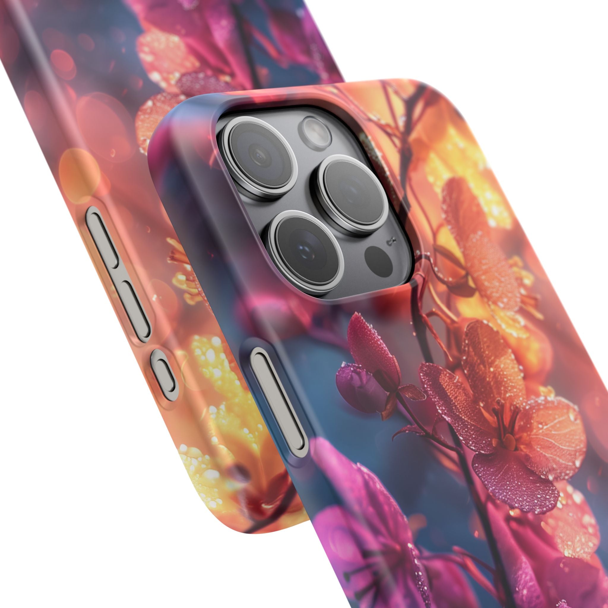 Surreal Flower Harmony iPhone 15 - Slim Phone Case