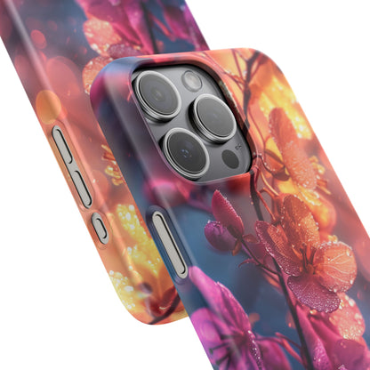 Surreal Flower Harmony iPhone 15 - Slim Phone Case