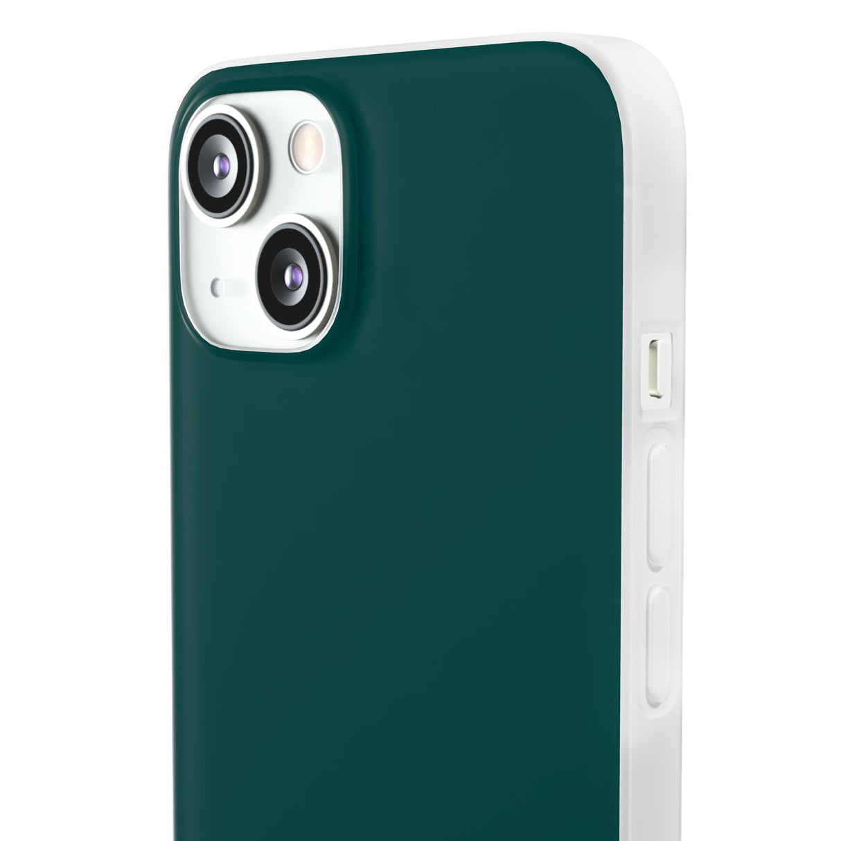 Deep Jungle Green | Handyhülle für iPhone (Flexible Hülle) 