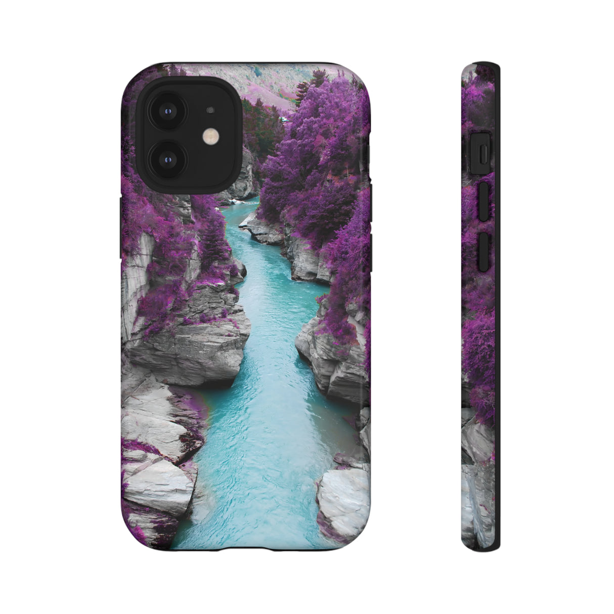 Purple Pine Forest - Protective Phone Case