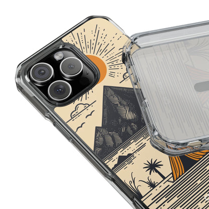 Golden Tent Awaits iPhone Case - Impact