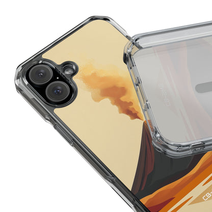 Volcano Erupts Brightly iPhone Case - Impact