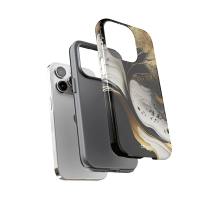 Gold Swirl Elegance - iPhone Case