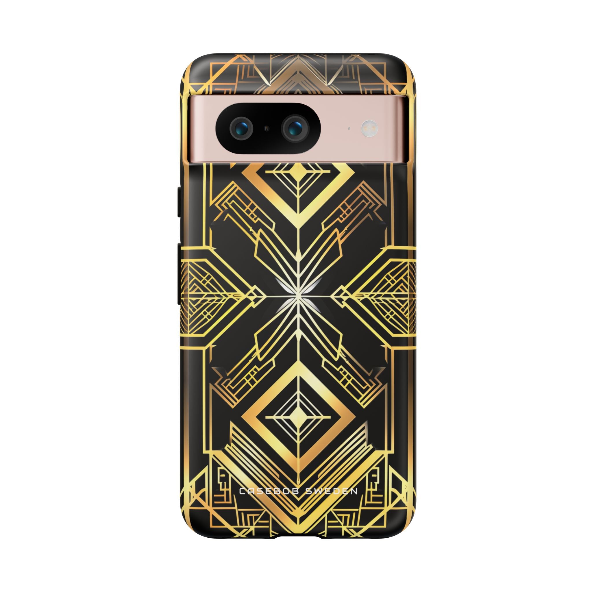 Golden Geometric Opulence Google Pixel 8 - Tough Phone Case