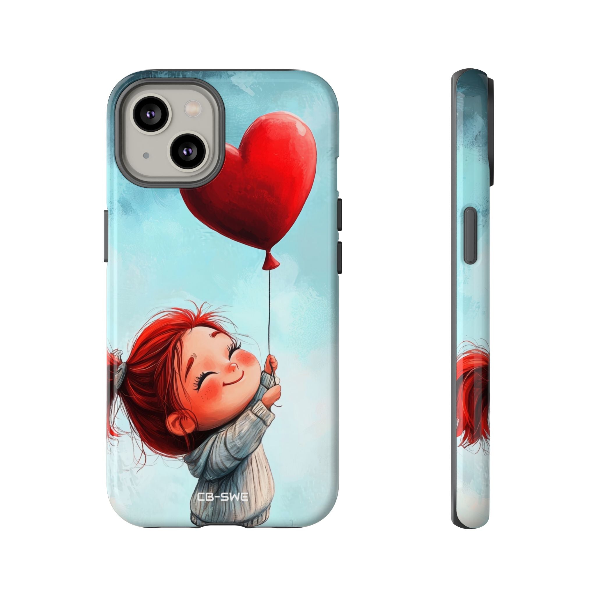 Joyful Girl Flies - iPhone Case