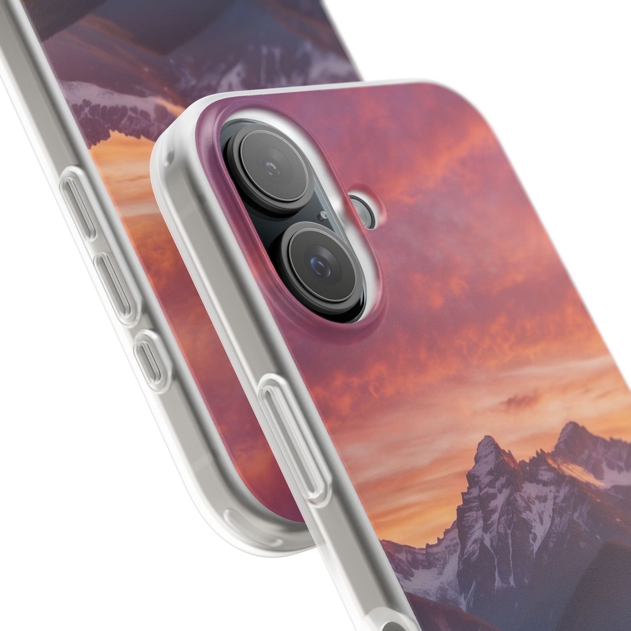 Snowcap Bloom iPhone 16 Case - Soft