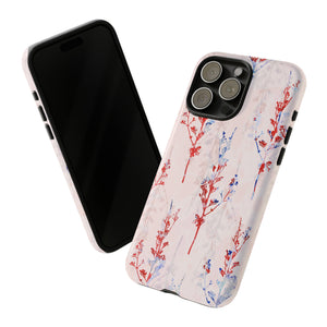 Pink Vintage Flowers - Protective Phone Case