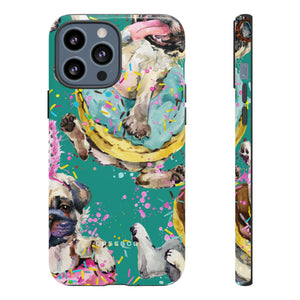 Pugs - Protective Phone Case