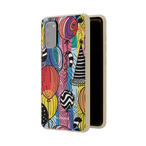 Vibrant Party Whimsy | Biodegradable Phone Case