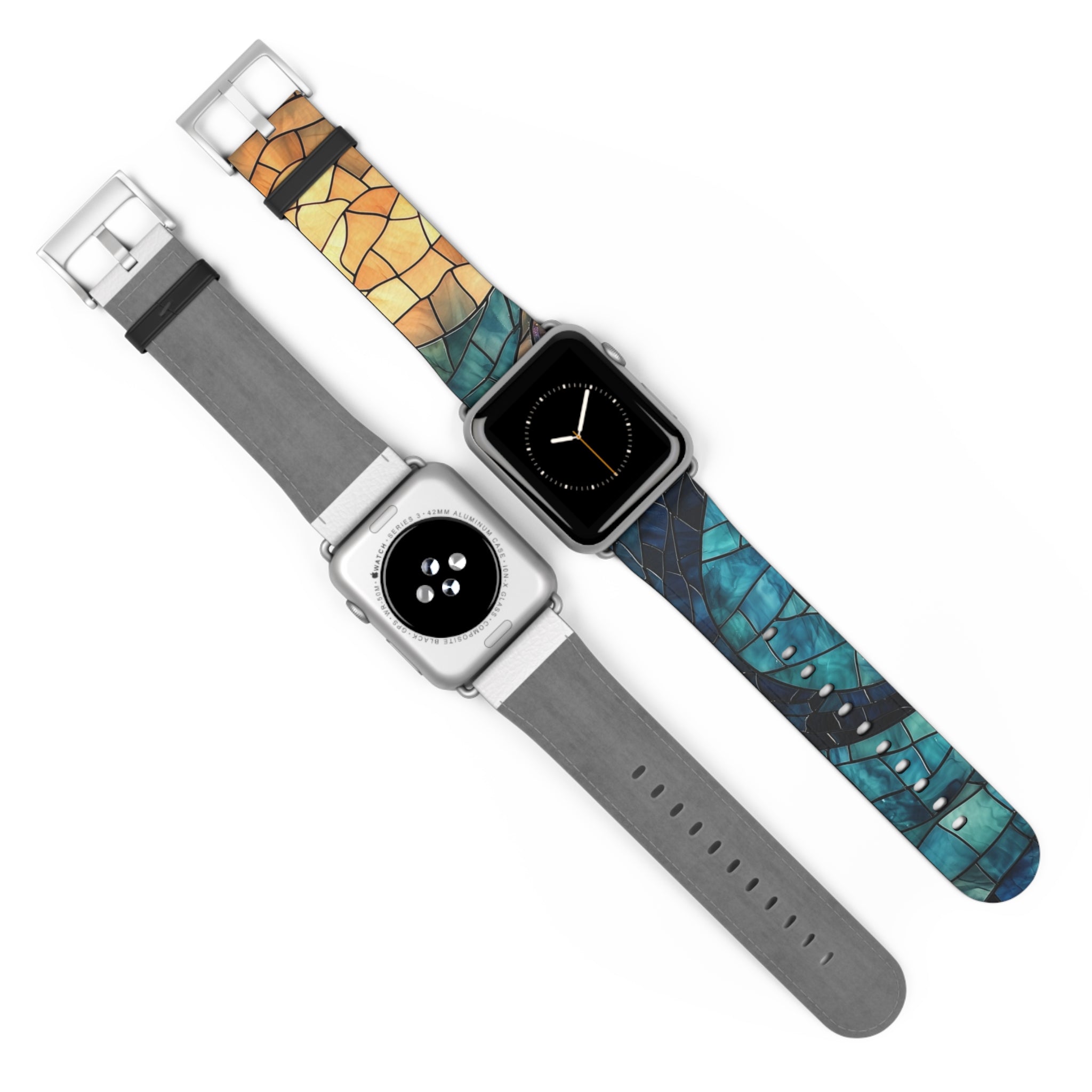 Blue Whale Mosaic - Watch Band