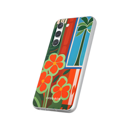 Orange Blossom Burst Samsung S23 Plus Case - Soft