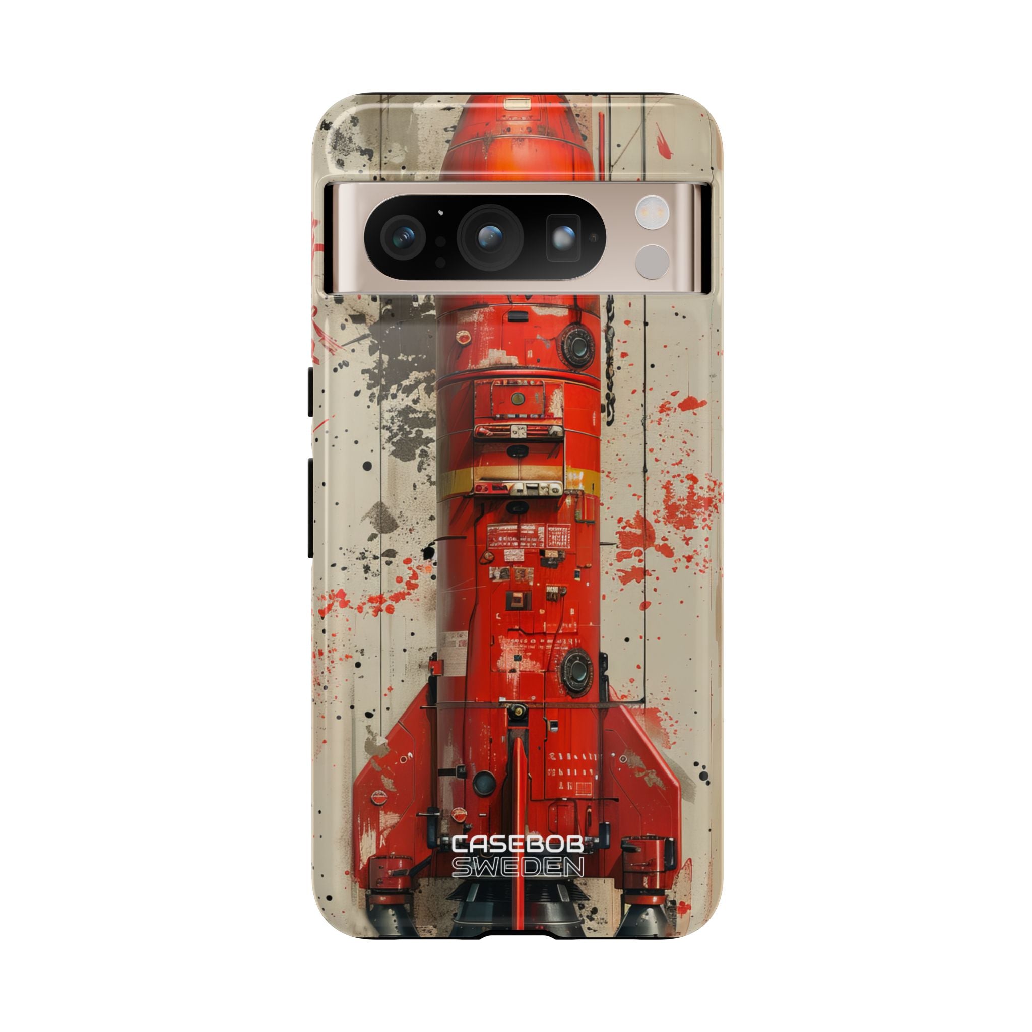 Crimson Rocket Burst Google Pixel 8 - Tough