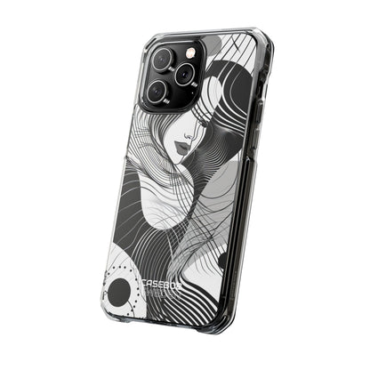 Orange Wave Motion iPhone 14 - Impact Clear+
