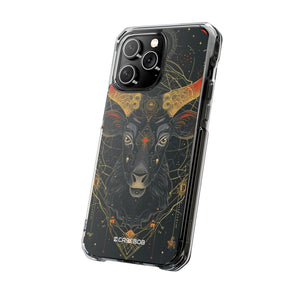 Celestial Taurus Mystique - Phone Case for iPhone (Clear Impact - Magnetic)