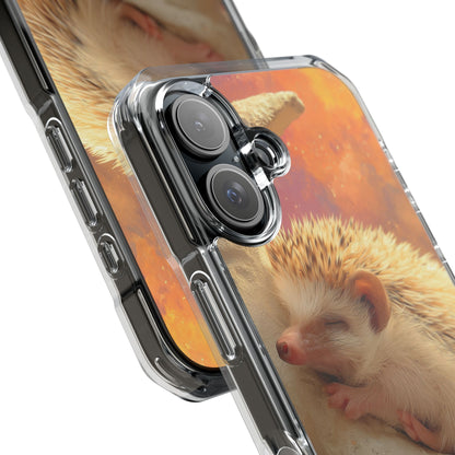 Hedgehog Rests Dreaming iPhone Case - Impact