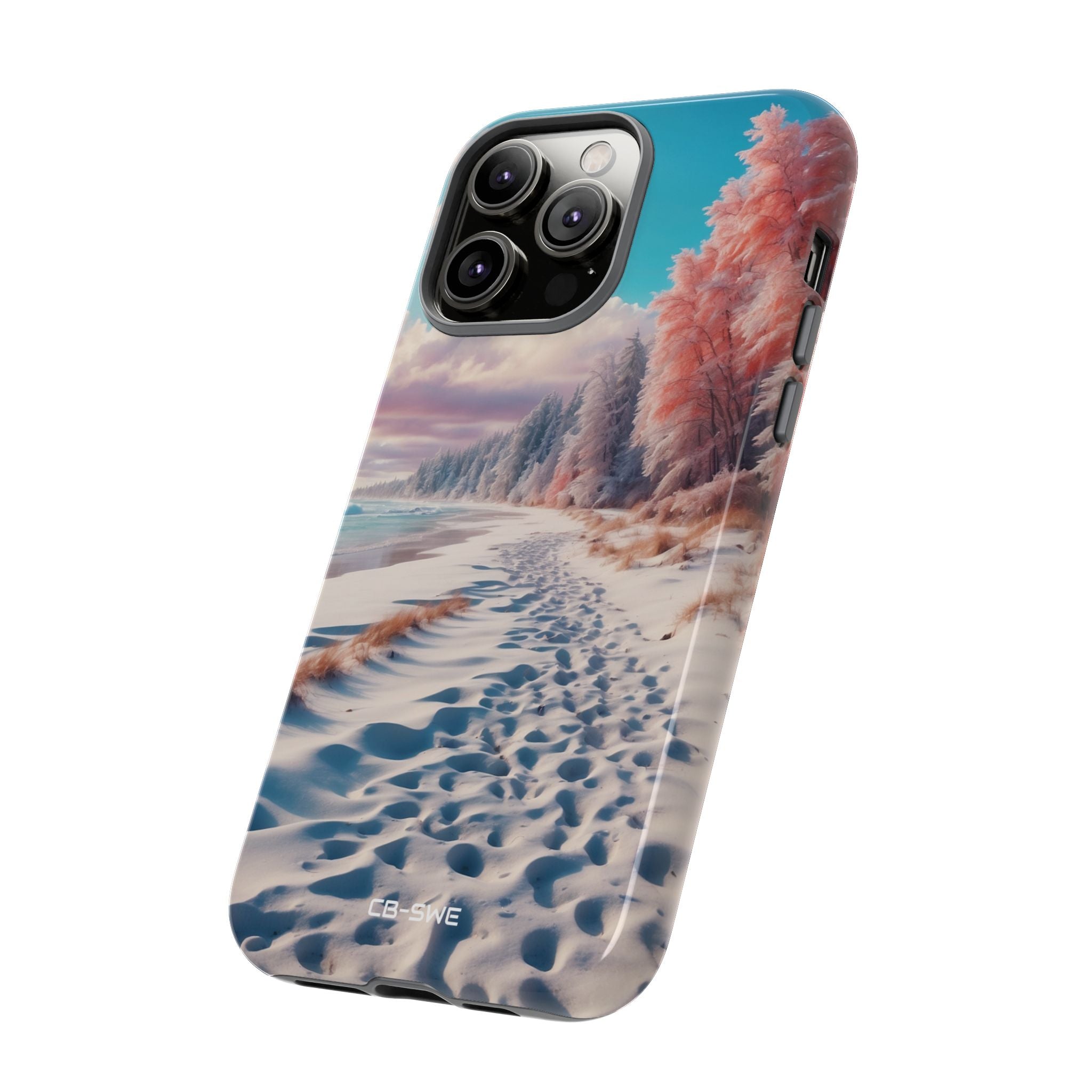 Shadows Embrace Waves - iPhone Case