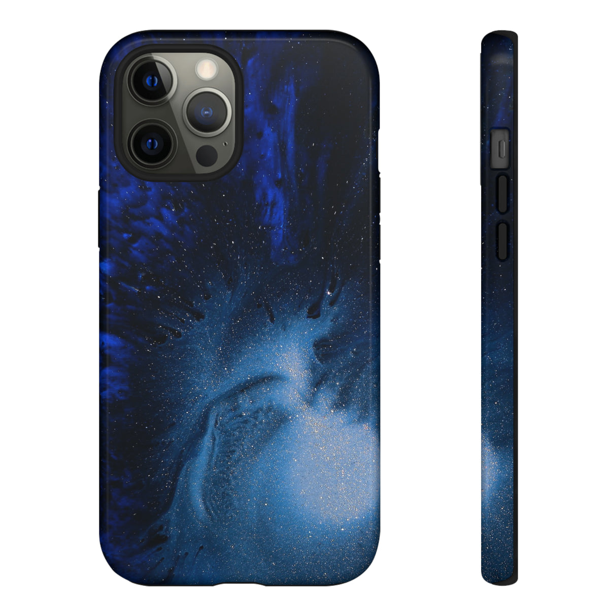 Winter Blue Ink Art - Protective Phone Case