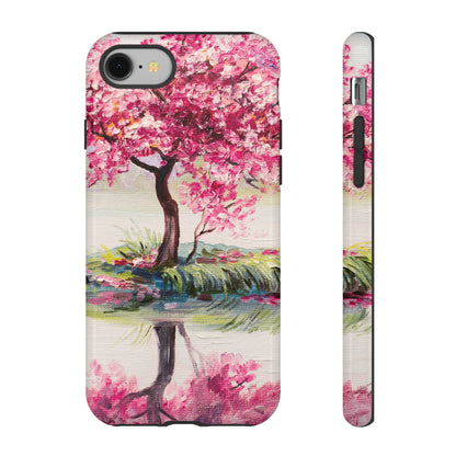 Oil painting - Oriental Cherry Tree - Protective Phone Case