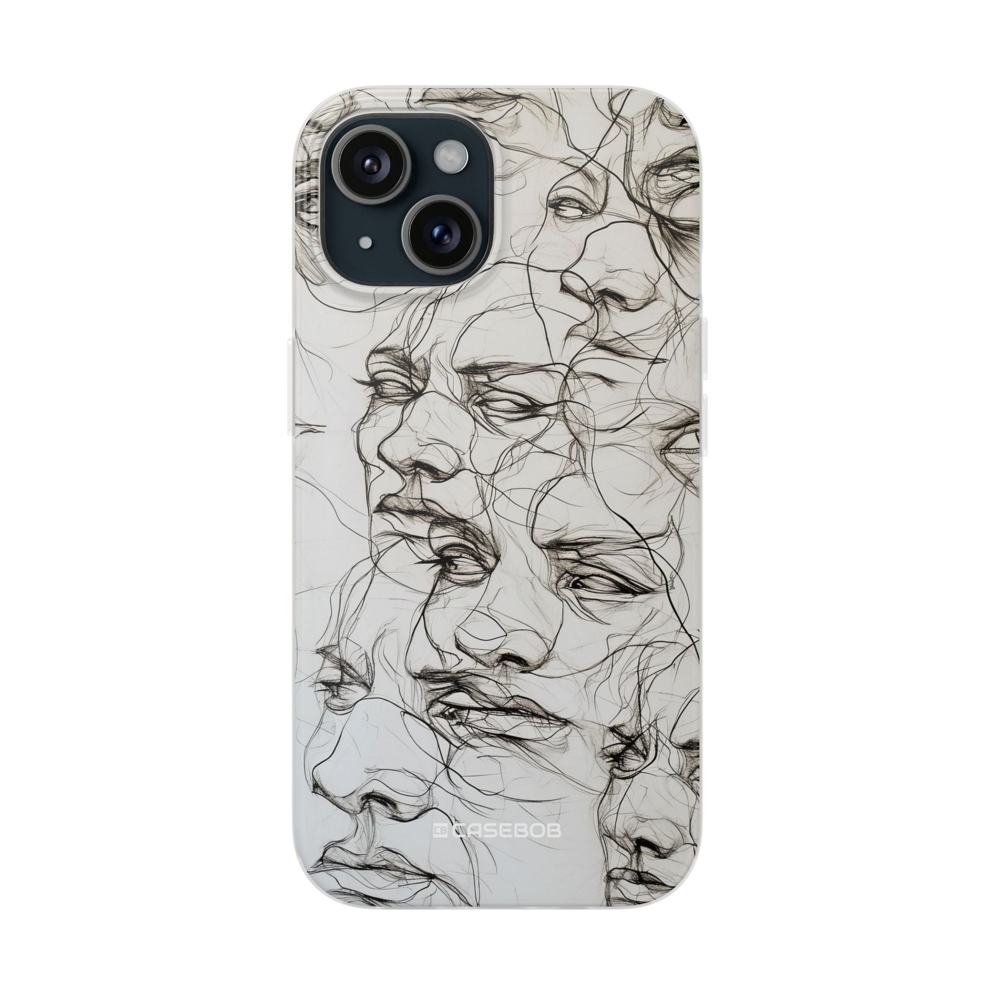 Ethereal Faces | Flexible Phone Case for iPhone