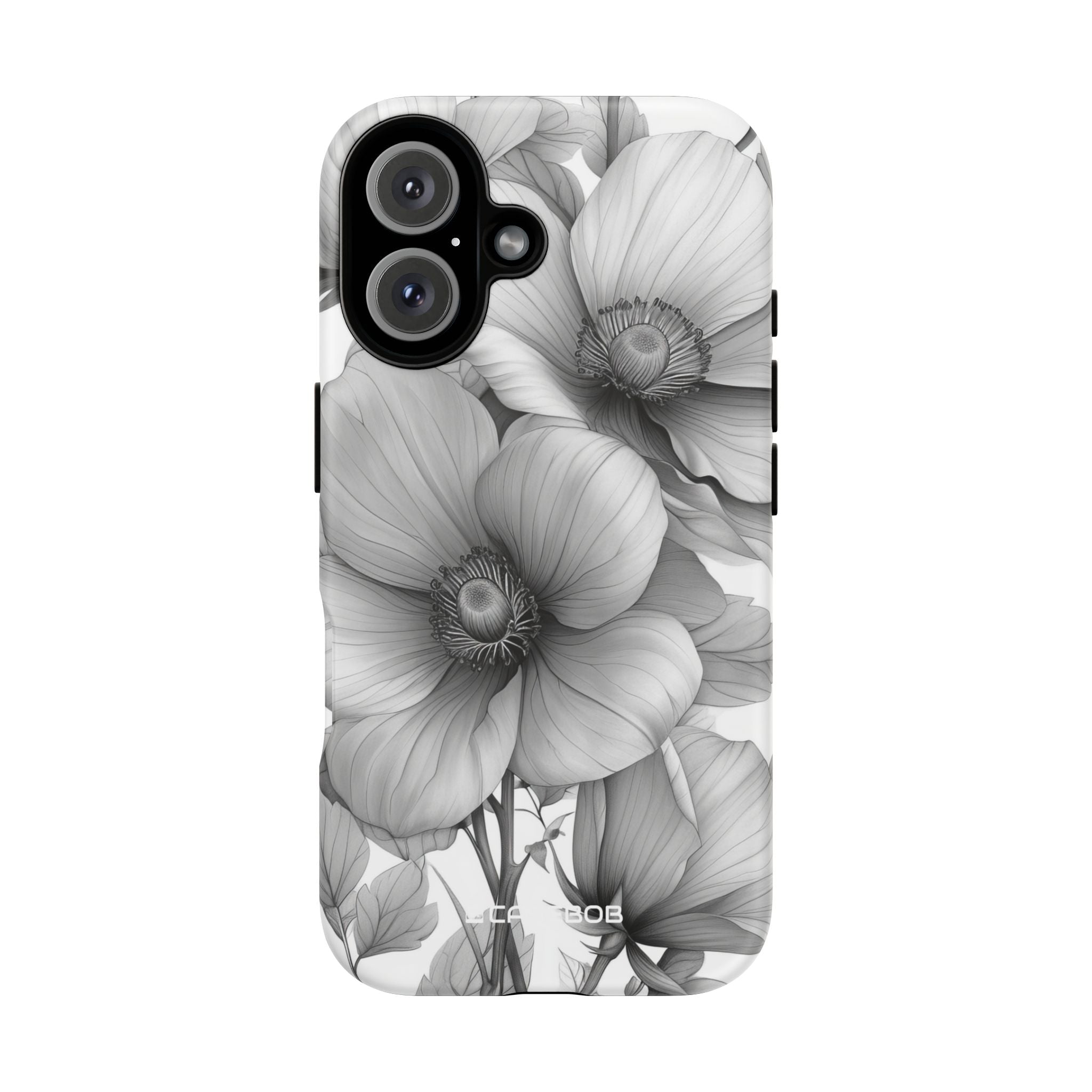 Botanical Elegance in Grayscale - for iPhone 16