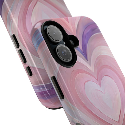 Impressionistic Heart Layers - iPhone Case