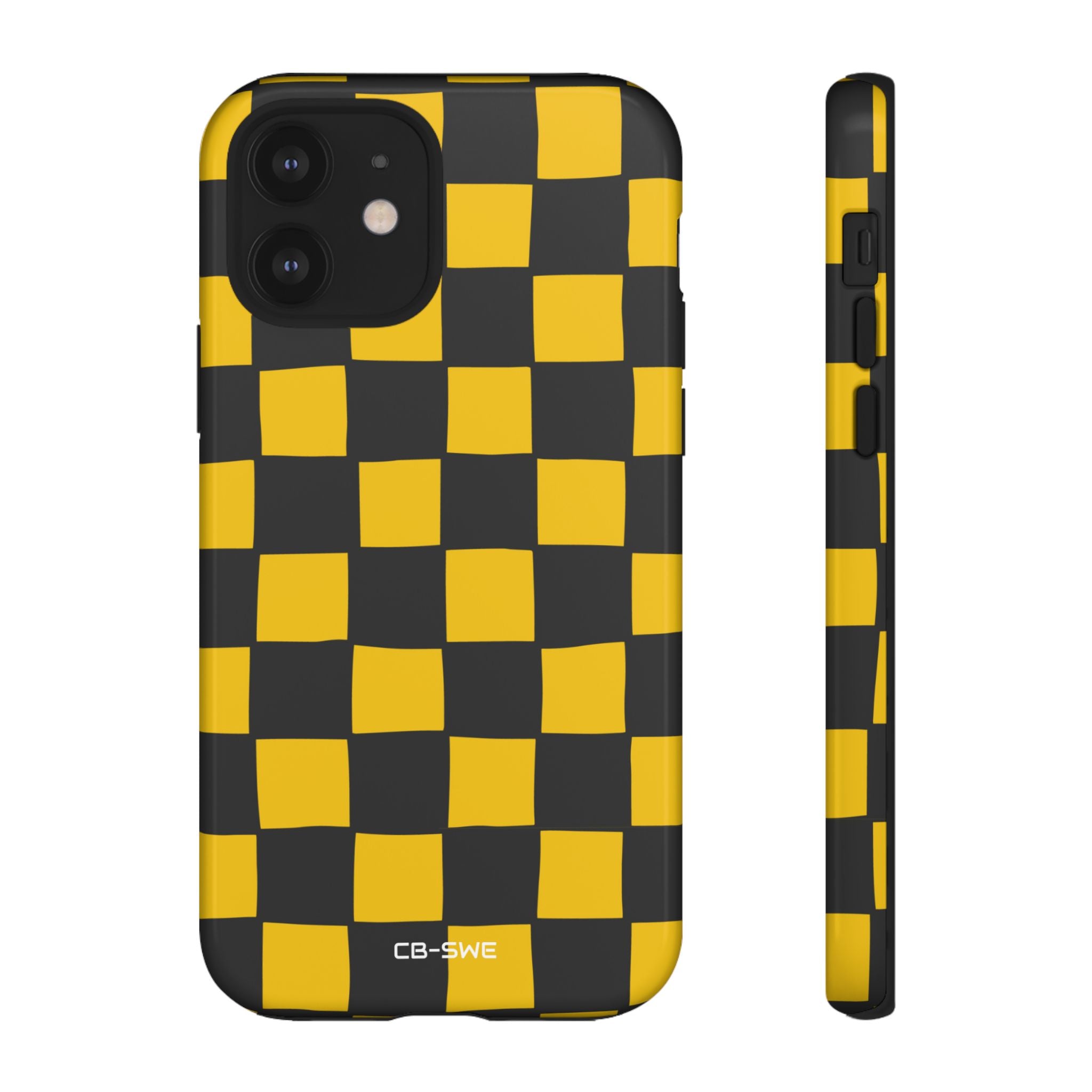 Yellow Squares Dance - iPhone Case