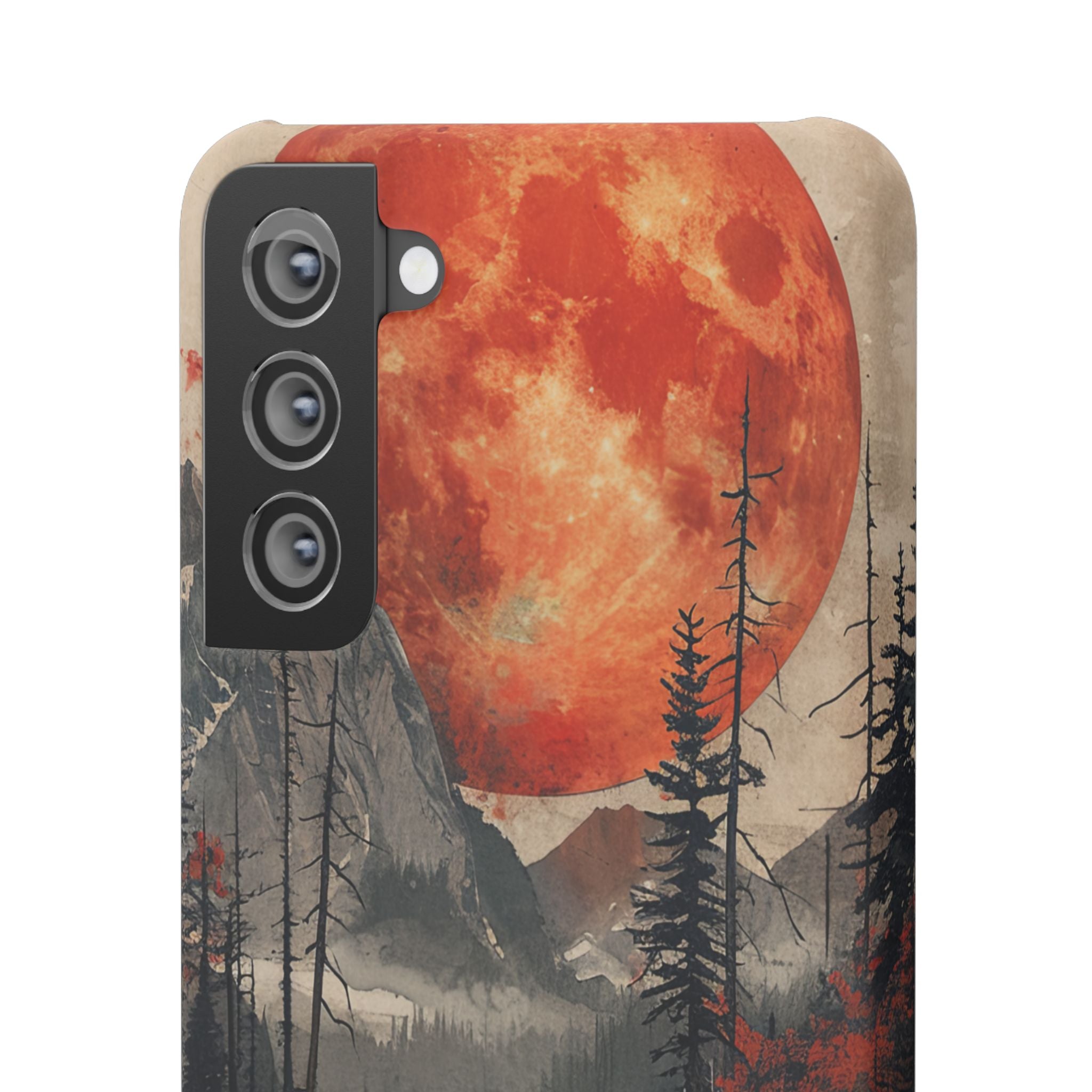 Celestial Glow Over Reflective Landscape Samsung S21 - Slim Phone Case