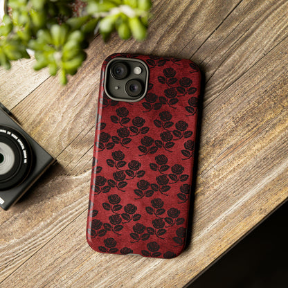 Rosemony Gothic Flower - Protective Phone Case