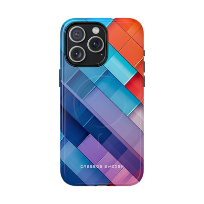 Vibrant GeoFlow iPhone 15 | Tough+ Phone Case