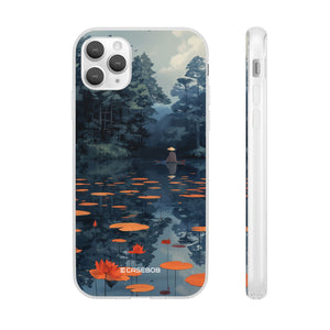 Tranquil Lotus Serenity | Flexible Phone Case for iPhone