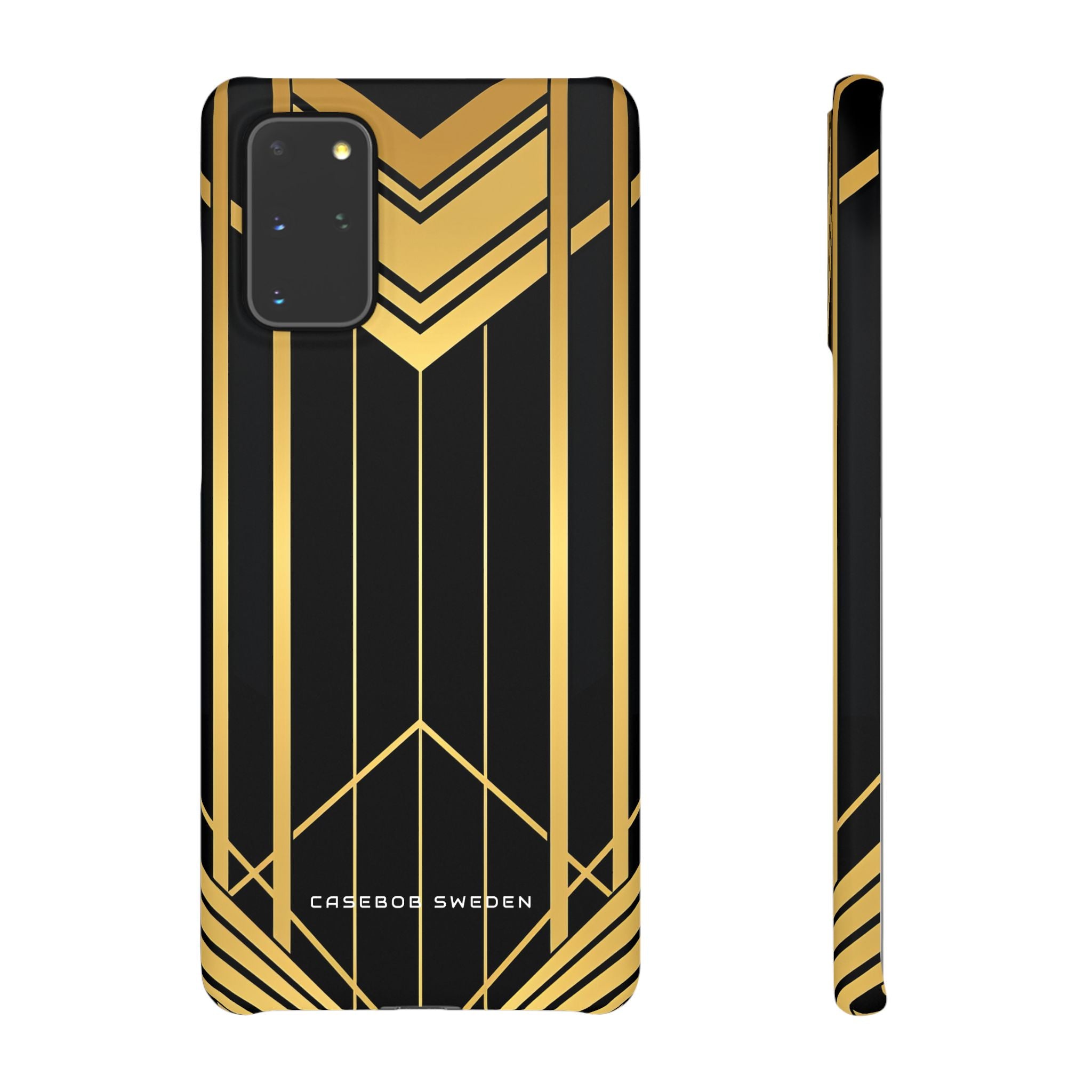 "Golden Art Deco Symmetry in Geometric Elegance" Samsung S20 - Slim Phone Case