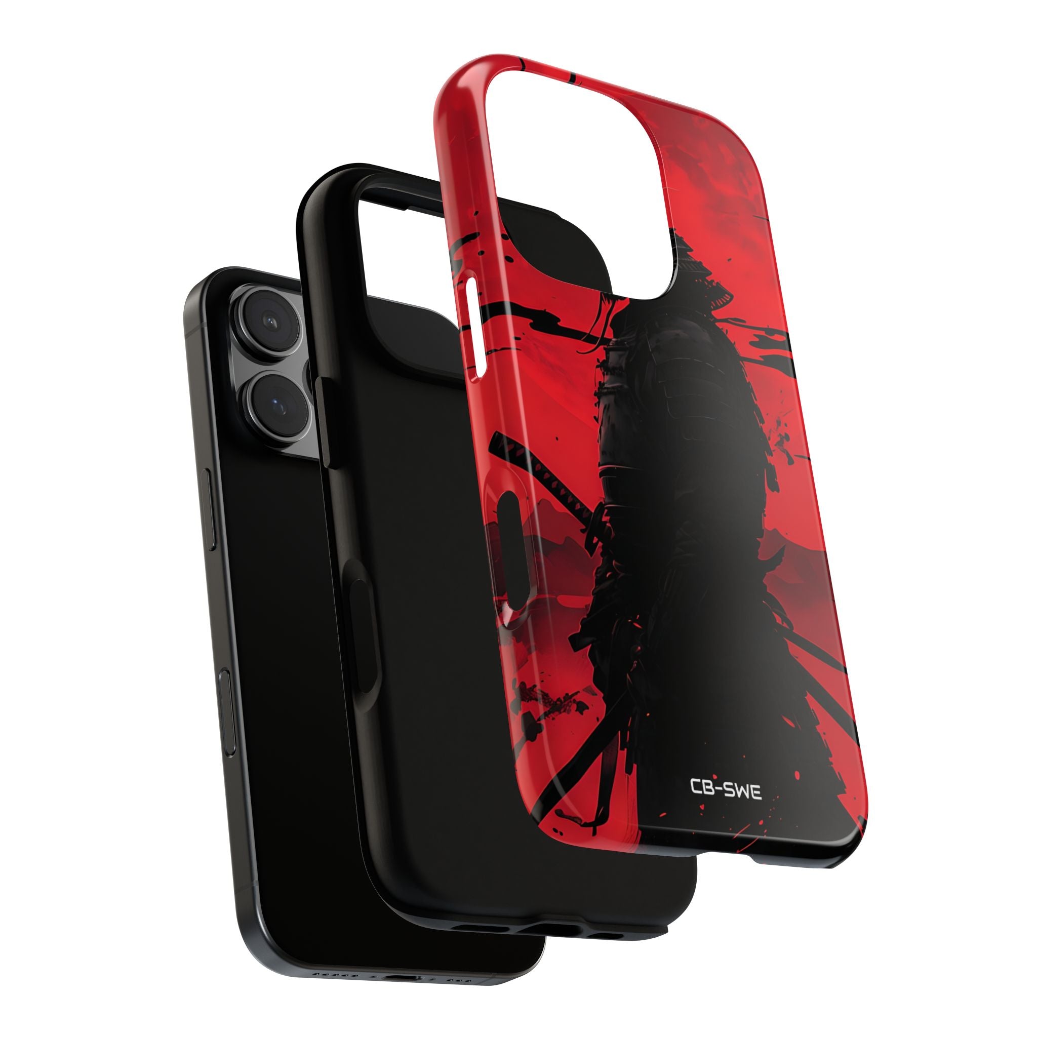 Red Samurai Shadow - iPhone Case