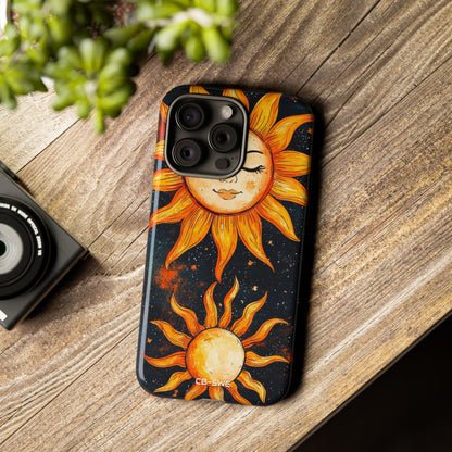 Celestial Suns Dance - iPhone Case