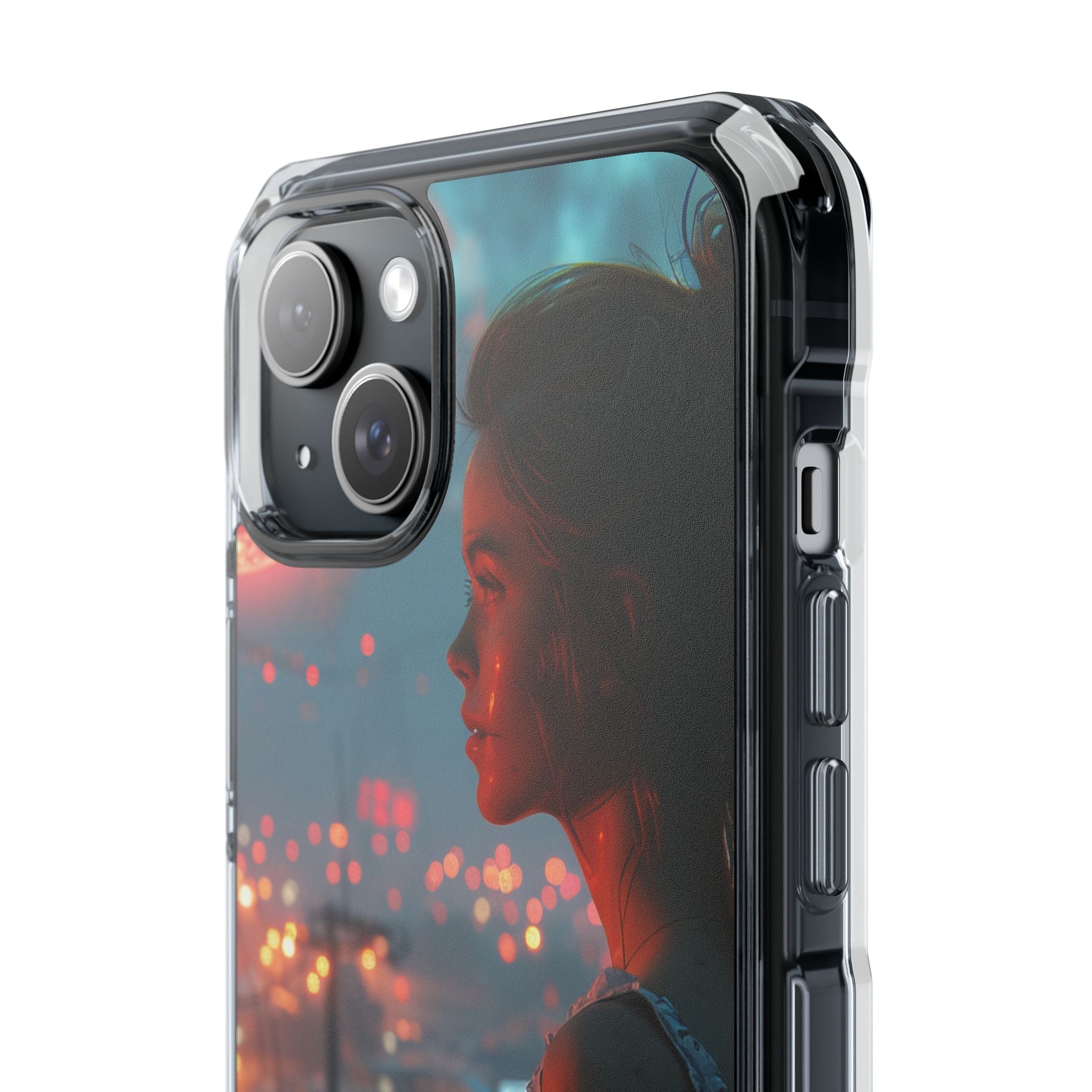 Moonlit Dreamscape Glow iPhone 15 - Impact Clear+