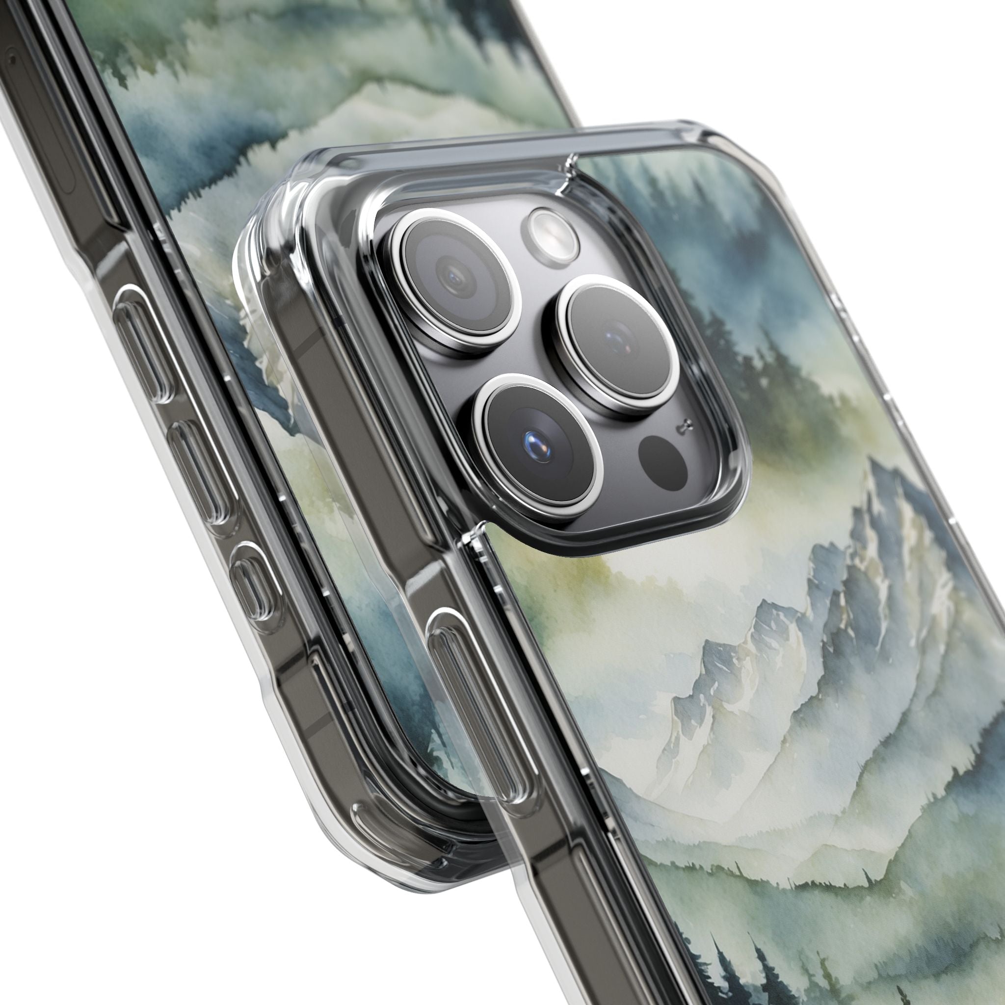 Misty Peaks Emerge iPhone Case - Impact