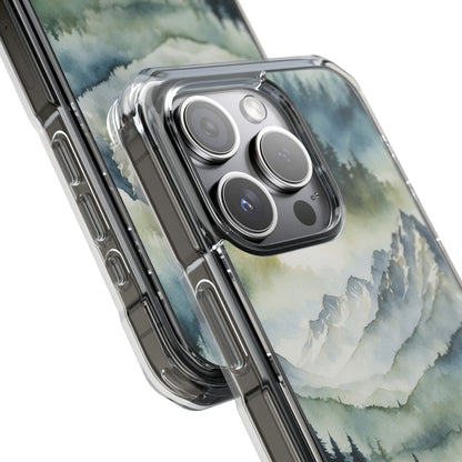 Misty Peaks Emerge iPhone Case - Impact