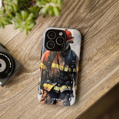 Firefighter In Motion - iPhone Case