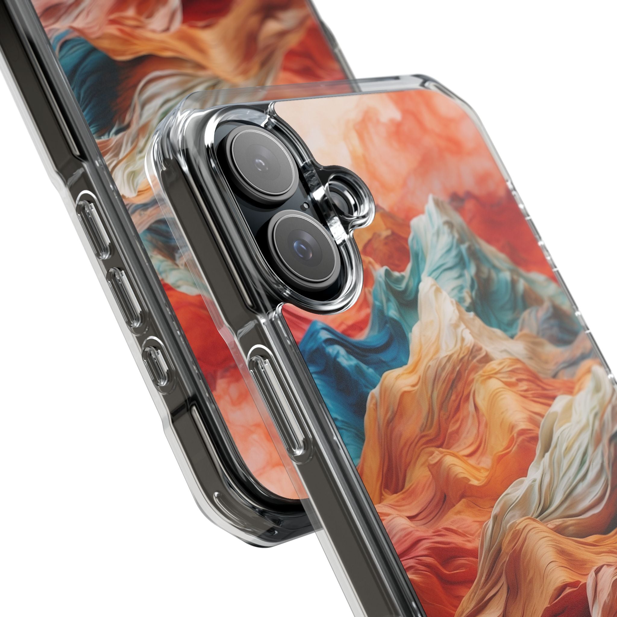 Mountain Waves Flow iPhone Case - Impact