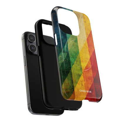 Diagonal Spectrum iPhone 15 Pro Case - Tough+
