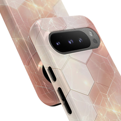 Honeycomb Glow Google Pixel 9 Pro Case - Tough
