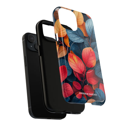 Vibrant Nature Leaves - Tough + MagSafe® iPhone 15 Phone Case