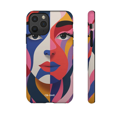 Color Swirls Embrace - iPhone Case