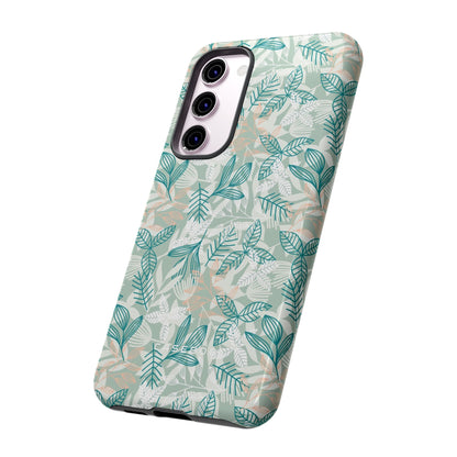 Light Green Leaf - Protective Phone Case