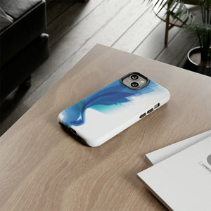 Blue Feathers - Protective Phone Case