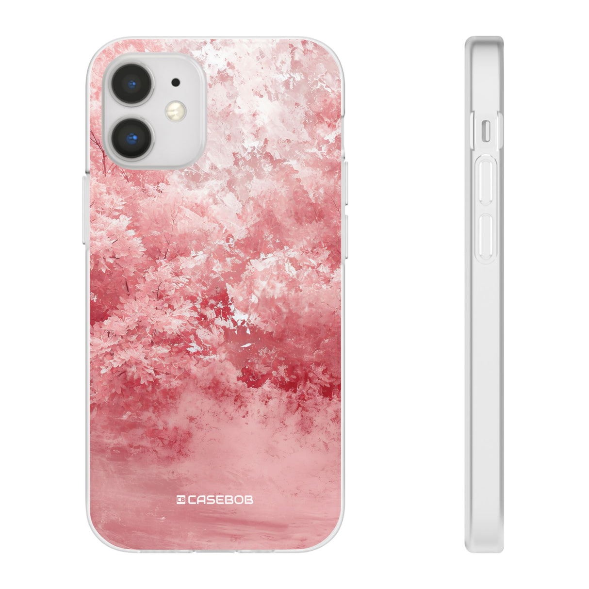 Pantone Rose Design | Handyhülle für iPhone (Flexible Hülle) 