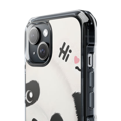 Peeking Panda Charm iPhone 15 Case - Impact