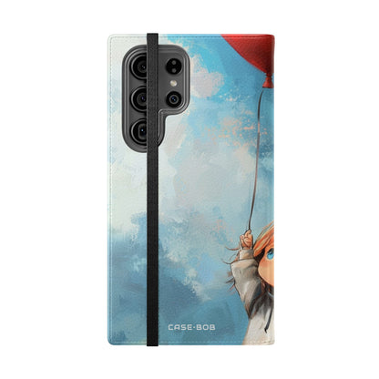 Heart Balloon Glow - Samsung S23 Ultra Case - Wallet